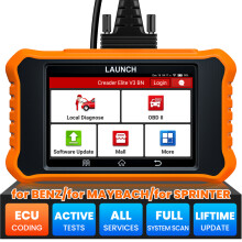 LAUNCH X431 ELITE V3.0 OBD2 Scanner, bidirectionele scantool voor volledige systeemdiagnose en ECU-codering
