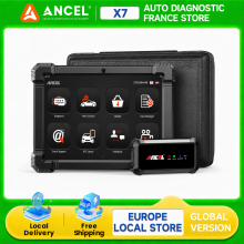 ANCEL X7 OBD2 scanner, 10,1 inch Android tablet, multifunctionele diagnose tool met actieve test en 10+ resetservices