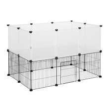 EUGAD speelweide voor kleine huisdieren, 107 x 72 x 72 cm, wit