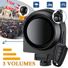 Bicycle Alarm Motor Bike Alarm Motorcycle Security Alarm System 115dB Horn Alarm