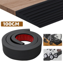 1M Rubber Door Threshold Ramp Self-Adhesive Ramp for Door Threshold 1.6CM High