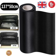 Self Adhesive Leather Repair Patch Tape PU Sofa Car Seat Furniture Fix Roll UK