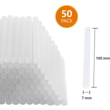 50 HOT MELT GLUE STICKS 7MM x 100MM LONG FOR DIY TRIGGER ELECTRIC MINI GLUE GUN