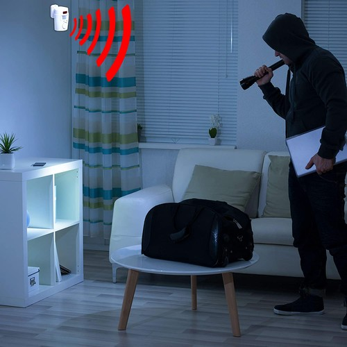 2PCS Wireless Home Security Alarm System Infrared Motion Detector Alert 105db UK 1