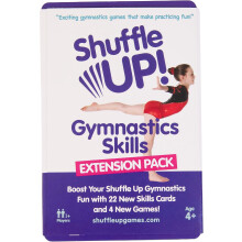 Shuffle Up Gymnastics Games Skills Pack - Family Games with 22 NEW Fun & Active Skills Cards, Gymnastics Equipment, Gymnastics Gifts for Girls & Boys