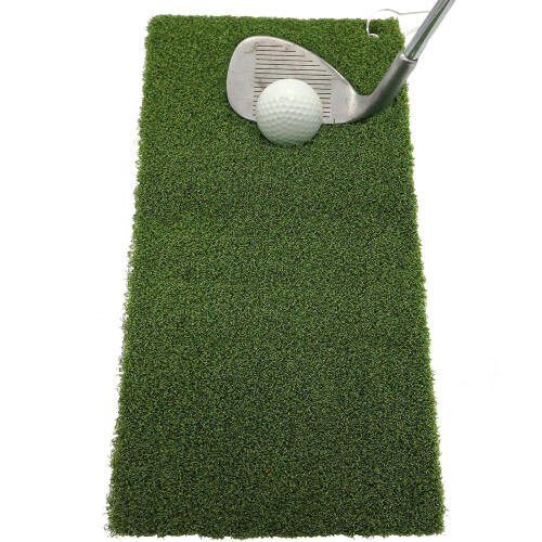 FINGER TEN Golf Hitting Mat Fairway Turf Practice (50 * 25cm short grass)