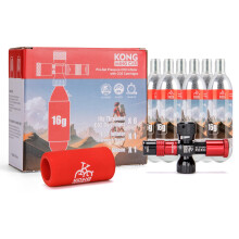 KONG MING CAR CO2 Cartridges with Thread, 16g/25g CO2 Cartridges with Thread Connection for All CO2 Bicycle Tyre Fillers, CO2 Pump for Road Bikes and
