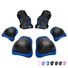 Kids/Youth Knee Pads Elbow Pads Wrist Guards 3 in 1 Protective Gear Set for Child Roller Skates, Cycling, Inline Skating, Scooter Skateboard, BMX Bike