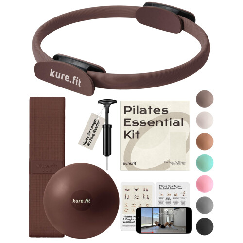 Pilates Kit | Pilates Equipment Set for Home Workouts | Accessories & Guide