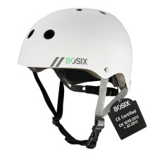 80SIX Multi-Sport Skateboard Helmet for Kids Teens&Adults-Certified Hardshell Protective Scooter&Bike Helmet with Fit Dial for Bike, Skateboard, BMX&I