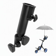 mumisuto Golf Umbrella Holder, Golf Trolley Umbrella Holder Universal Adjustable Anti-Fall Umbrella Rack Golf Accessories Plastic Golf Cart Umbrella S