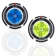 Miiqxx 2 Pcs Golf Ball Markers for Putting Green,Golf Markers for Putting Green,Golf Green Reader,Golf Ball Marker with High Precision Reading Aid(Gre