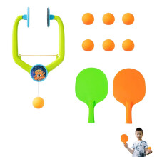 9PCS Table Tennis Bats and Balls, Doorframe Ping Pong Game Ping Pong Set
