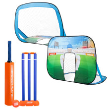 Powerplay Kids Cricket Training Set – Size 1 Cricket Bat Set with Pop Up Cricket Practice Net