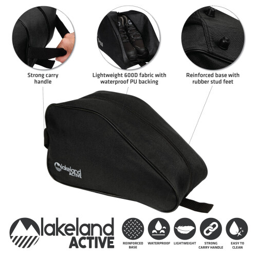 Lakeland Active Mosedale Waterproof Walking Boot Bag - Black 1