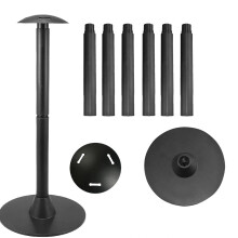 Zephanor Boat Cover Support Pole, Adjustable Height from 12" to 54" 6-Stage, Water Shedding Pole, Patio Furniture Covers Support Poles, Boat Covers Su