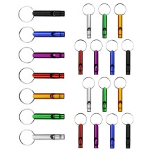 XINTANGXIA 21 Pieces Aluminum Emergency Whistles Safety Survival Whistle