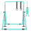 DOBESTS Folding Gymnastics Bar, Adjustable Height Kip Horizontal Bar 1