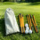 NEAGLE 5-Pack Collapsible Golf Alignment Sticks with Storage Bag Trainer 5