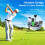 Rhino Valley Golf Alignment Sticks 3 Pack, Swing Trainer Training Aid 6