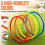 Abaodam Agility Rings 10 Pack Soccer Training Equipmen, 12 Inch 3