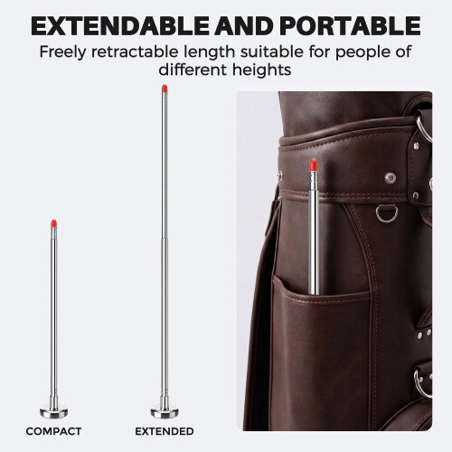 Golf Alignment Bar, Golf Swing Training Aid, Golf Movement Training Swing Direction Indicator, Direction Indicator To Help Your Golf Swing Action, Gol 1