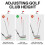 Golf Alignment Bar, Golf Swing Training Aid, Golf Movement Training Swing Direction Indicator, Direction Indicator To Help Your Golf Swing Action, Gol 3