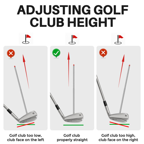 Golf Alignment Bar, Golf Swing Training Aid, Golf Movement Training Swing Direction Indicator, Direction Indicator To Help Your Golf Swing Action, Gol 2