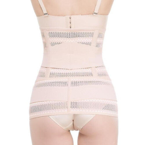 (S) 2 in 1 Postpartum Belly Band Support Recovery Belt 2