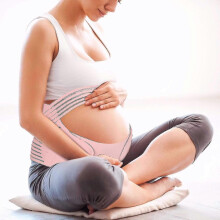 (L(80-110cm), pink) Pregnancy Support Belt 3 In 1 Maternity Belt Soft Stretchable Breathable Material For Pregnancy