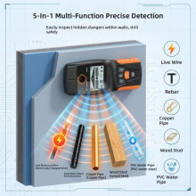 WS120 Intelligent Wall Scanner, Precise Rebar & Pipeline Locator for Home Renovation
