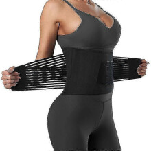 (XXL) Women Waist Trainer, Women's Postpartum Belly Wrap Belt Band Recovery Belly Belt Back Brace Waist