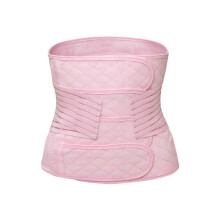 (L, Pink) Women Daily Belt Tummy-Control Breathable Postpartum After Pregnant Use Wrap-Support Recovery Corset-Belt for Waist Yellow M