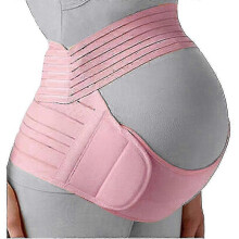 (L, Pink) Pregnant Women Belts Maternity Belly Belt Waist Care Abdomen Support Belly Band-1