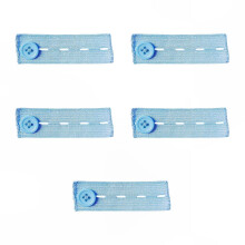 (Blue) Comfortable Daily Wear Pregnancy Adjustable Waistband Stretch Belt with Cotton Material, Flexible Sizing, Black