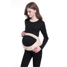 Maternity Support Belt Breathable Adjustable Relieve Stress Pregnancy Support Waist for Women Shrimp Color Mesh Full Surround L