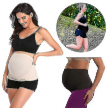2 Pack Womens Maternity Belly Band Non-slip Silicone Stretch Pregnancy Support Belly Belt Bands