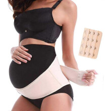 Maternity Belt 2.0 - Belly Band for Pregnancy, Two in One Pregnancy Belt Breathable Back (Universal )