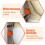 Wall Mounted Back & Lumbar Massager with Multi  Rollers and Suction Cup Design,Spinal Alignment Tool 1