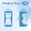 2pcs Seal Hose Clip Replacement for Delta Plastic Quick-Connect Clip Compatible with Pull-Out & Pull-Down Kitchen 6