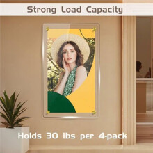 3/4"X1" Sign Standoff Screws,Wall Mount Glass Standoff, Pack of 4 Advertising for Hanging Acrylic Picture Frame