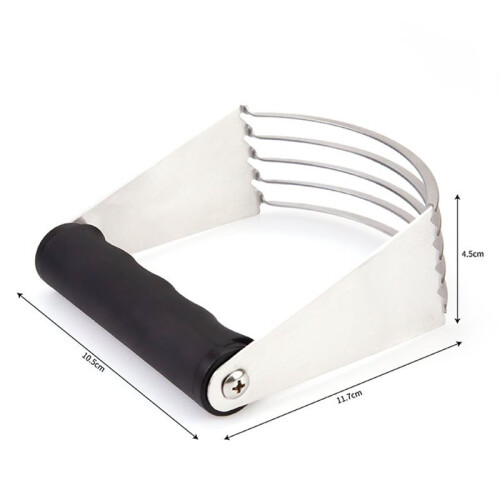 1PCS Large Dough Blender for Baking, Heavy Duty Pastry Blender with Comfortable Soft Grip Handle 1