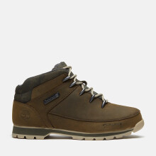 (UK 7) Timberland Euro Sprint Mid Lace-Up Boots Men Dark Green Nubuck Camo