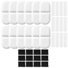 Lot de 12 Filtres pour Fontaine à Eau Grands Chiens pour SOVELIVEE 3,5L et 17L Compatible avec Fontaines pour Animaux Compagnie pour SOVELIVEE en