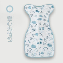 (blue, 73-80cm) Cotton Baby Swaddle Summer Thin Newborn Receiving Blanket Sleep Sack Soft Breathable