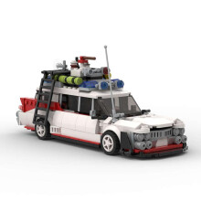 Ghostbusters Building Blocks Set, Compatible Small Particle Bricks Toy Car Model, 1093 Pieces Gift for Kids and Adults