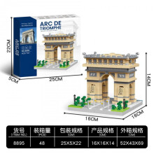 (6) Soccer Ball Building Blocks Set, DIY Mini Bricks Puzzle Toy, Desk Decor Model