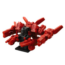 (Red) Subway Stalker Level 7 Armor Suit Peace Third-Party Building Block Minifigure Toy