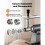 Lihamylly - DUOKU - MG3655 - 2000W (max) - 1,5–2 kg/min - 3 ritilää 6