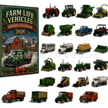 The Farm Life We Remember Christmas Truck Advent Calendar 24-Day Countdown Holiday Decor